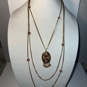 Vintage Goldette multi-strand necklace